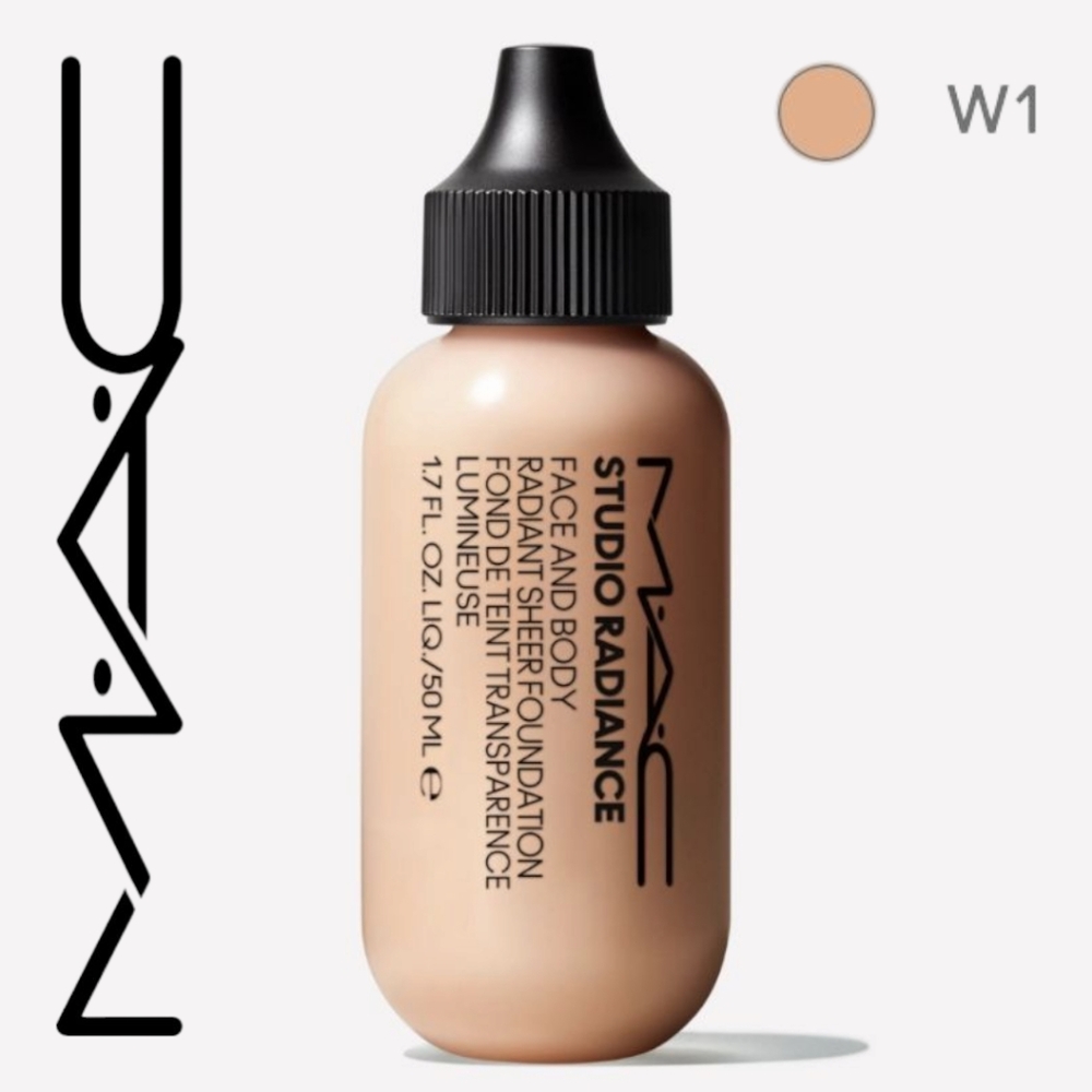 MAC Studio Radiance Face & Body Radiant Sheer Foundation - Color: W1 - Full Size